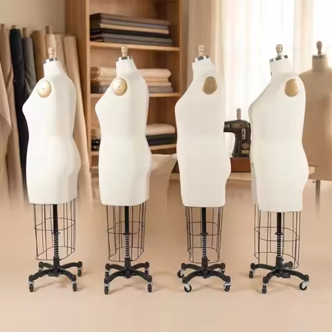Adjustable Upper Body Mannequin Female Professional Wedding Dress Form Movable Clothing Store Displa