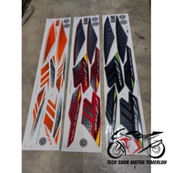 Sticker body stripe cover set (3) yamaha fz150i fz 150i fz150 i TBM
