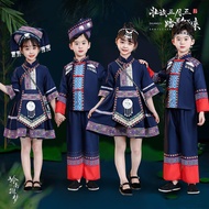 Guangxizhuang March 3 Children's Costume Minority National Boys Girls Miao National National Costume