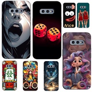Case For Samsung Galaxy S10e Case Phone Back Cover Silicon Black Tpu Shatterproof phone case