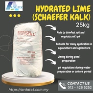 [25 KG] HYDRATED LIME (SCHAEFER KALK) / HLIME SK  / KAPUR PANAS / KAWAL PH TANAH / KERINGKAN KOLAM  