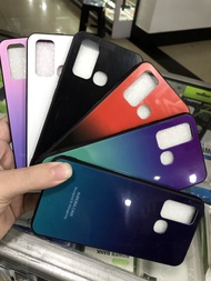 GLASS CASE SAMSUNG M01 CORE HARD CASE+GANTUNGAN HP