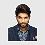 Super Star Allu Arjun Stickers