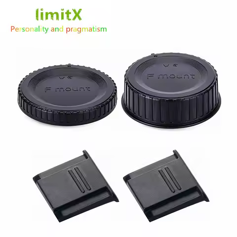 2x Hot Shoe Cover & F Mount Camera Body Rear Lens Cap For Nikon D3500 D3400 D3300 D5600 D5500 D5300