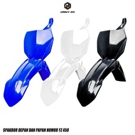FRONT FENDER YZ 450 PNP WR 155 FRONT FENDER NUMBER PLATE YZ 450 KLX 150 DTRACKER YZ KTM CRF 150 TRAI