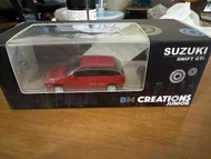 BM Creations 1/64 Suzuki Swift GTI 模型車 (紅色)