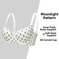 Soft Steel Ring Thin Seamless Large Size Womens Underwear 75C 80C 85G 90D 95E 100G 105F Chest Enlarg