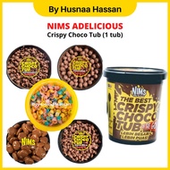 NIMS ADELICIOUS Crispy Choco Tub On The Go Coco Rice Mini Coco Crunch Coco Ball Chocojar Choco Jar A