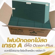 โฟมปักดอกไม้สด Ocean plus 1 ลัง 20 ก้อน โอเอซิสดโฟมจัดดอกไม้ 1 ลัง 20 ก้อน โอเอซิสเปียก สำหรับจัดดอก