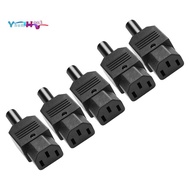 5PCS IEC C13 Power Plug Connector C13 Female Plug Power Adapter Connector 3 Pin Power Socket 250V 10