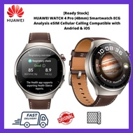 [New] HUAWEI WATCH 4 Pro (48mm) Smartwatch ECG Analysis eSIM Cellular Calling Compatible with Andriod &amp; iOS