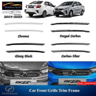 HermanAuto Perodua Bezza 2019-2023 Bezza Facelift Car Front Grille Trim Garnish Accessories