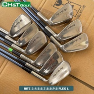 Rite Women's 9-piece Iron Golf Set: 3, 4, 5, 6, 7, 8, 9, SW, AW, PW, Flex L, bright, beautiful, orig