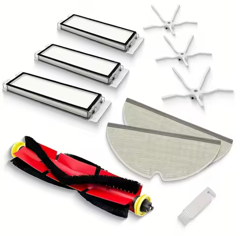 10Pcs Replacement Parts For Roborock S6, Pure S6, E4, S4 Max, S6 Max, V, S5, S5 Max, S4, E2, E3, E5,