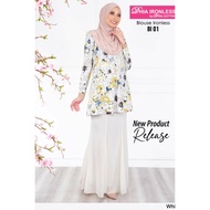 DHIA BI 01 PLUSS SIZE BLOUSE IRONLESS XS - 10XL