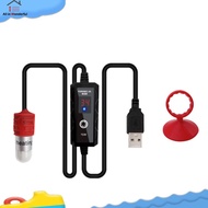 WONDER USB Mini Fish Tank Heater 2 Temperature Control Methods Winter Fish Tank Accessories For Marine Saltwater