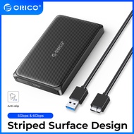 ORICO ฮาร์ดไดรฟ์ภายนอก,2.5นิ้ว SATA เป็น USB 3.0/Type-C HDD Case USB3.0 MicroB กล่องใส่ฮาร์ดไดรฟ์ที่มีความเร็วสูง U415ssd สำหรับ WD Seagate