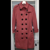 Burberry 磚紅色cashmere 風衣