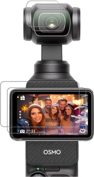 Screen Protector for DJI Osmo Pocket 3, Ultra HD, 9H Hardness, Scratch Resistant, Tempered Glass LCD