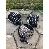 Punk pyramid spike belt punk spike buckle/ punk rock spike belt/ belt/