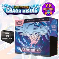 Pokemon TCG ME04 Chaos Rising Elite Trainer Box ETB [FREE ETB Protector]
