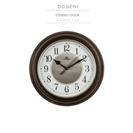 DOGENI นาฬิกาแขวนไม้ Wooden Wall Clock (WMW001DB)