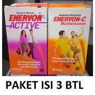 Enervon C Active / Enervon C Multivitamin 30 tab package contains 3