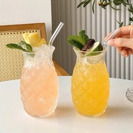 Set of 6 pineapple-shaped cups 500ml