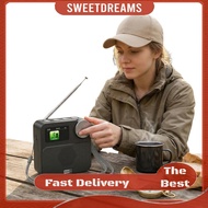 BT Internet FM Radio Rechargeable Wifi Radio Built-in Battery Portable FM Radio