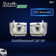 ไฟหน้า ISUZU NKR 130 แรง ปี 2008-2009 **ไฟ 12V สำหรับรถแบต 1 ลูก