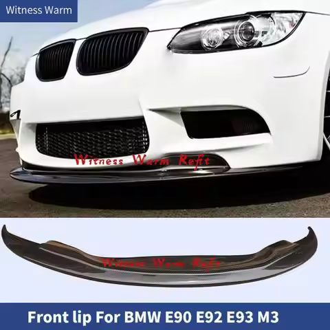High Quality Carbon Fiber Frp Front Lip Bumper Splitter for Bmw 3 Series E90 E92 E93 M3 Gts Style 05