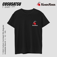 เสื้อยืดสีดําโลโก้ Kamen Rider