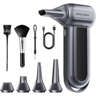 WOLFBOX MF100 Electric Air Duster-150000RPM Super Power Cordless Air Duster, Rechargeable Brushless 