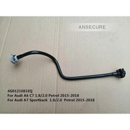 1.8 2.0 Petrol Expansion Tank Reservoir Coolant Vent Hose Breather Line Pipe For Audi A6 C7 A7 2015-
