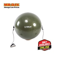 LIVEUP Sports Exercise Gym Ball With Expander - Grey (65cm)