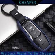 Ford Mustang Carbon Fiber Alloy Premium Car Kereta Key Case Cover [Key Not Included]