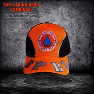 topi jaring BPBD/TIMSAR/BASARNAS/RESCUE/topi jala orange