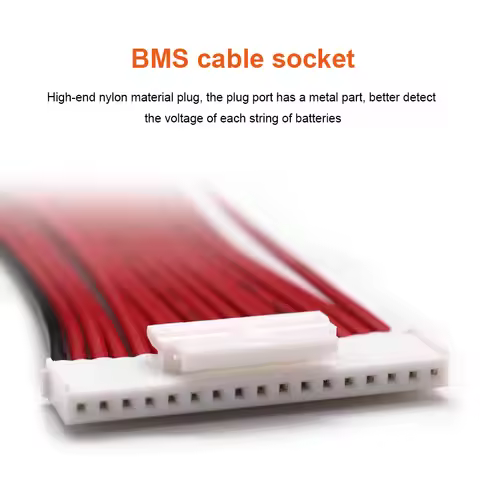 1PC cable lithium battery protection board BMS cable, suitable for 3PIN 4s 6s 8s 10s 12s 13S 14S 16S