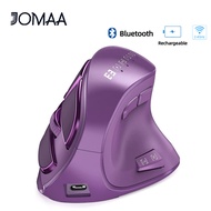 JOMAA Wireless Vertical Mouse Rechargeable Bluetooth Mouse Ergonomic Mice for Apple Mac Windows Laptop Tablet 2400 DPI Gaming Mouse
