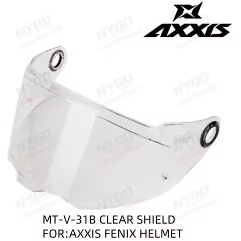 Original AXXIS FENIX Helmet Visor MT-V-31B Quick Release Lens Replacement for AXXIS Helmet