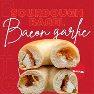 Sourdough Bacon & Garlic Cream Cheese Bagel