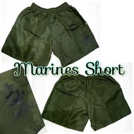 Athletic Short .Marines. Print