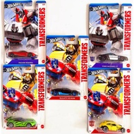 Hot Wheels Set of 5 Transformers Pagani Huayra Bugatti Veyron Corvette C7.R Volkswagen Beetle- Cobra