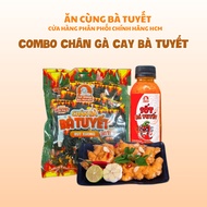 SPICY CHICKEN FEET COMBO: 20 assorted chicken feet + 1 bottle of Mrs. Tuyet's BIG dengue SAUCE
