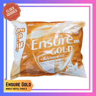 Ensure Gold Advance Pro Wheat Refill เอนชัวร์ โกลด์ ธัญพืช ถุงเติม สูตรใหม่ มี HMB แพ็ค 6 ถุง (370g