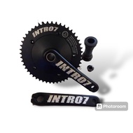 Intro7 Disc 49T track fixedgear singlespeed fixie Hollowtech crankset