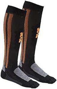 SX-MTS-YL36/39 Socks, SIXS Carbon Fiber Yellow, 9.1-9.6 inches (23.0-24.5 cm) (36-39)