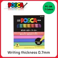 Mitsubishi Uni Posca Paint Marker Pens Set PC-1M PC-3M PC-5M 6/7/8/15 POP Poster Colour Water-Based 