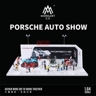 MOREART 1/64 PORCHE AUTO SHOW DIORAMA