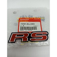 MERAH Honda RS Logo Emblem / original red RS Emblem